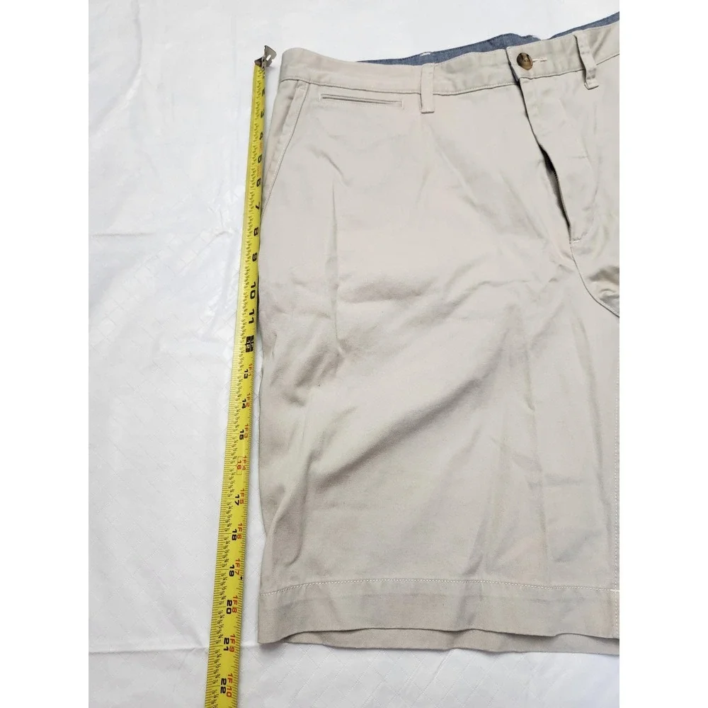 Polo Ralph Lauren Shorts Mens 38 Beige Relaxed Fit Chino 10 Inseam Cotton